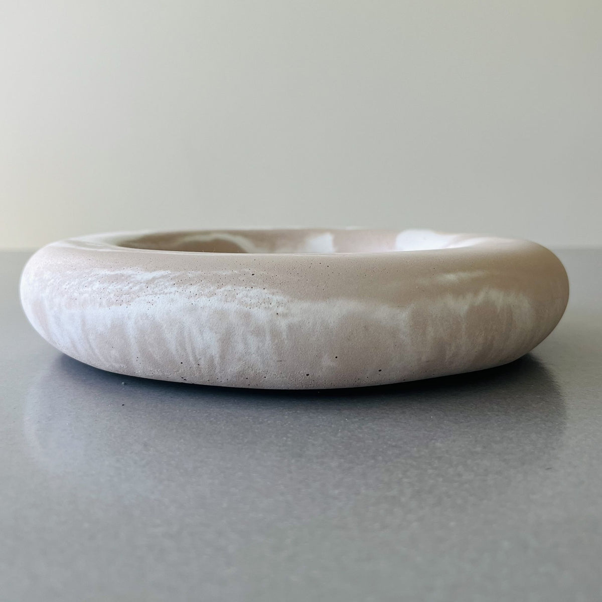 Rosie Bowl in Earth Bound concrete finish